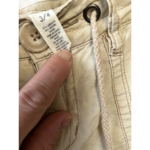 aeropostale Capris Linen Pants Size 3/4 - Picture 3 of 3